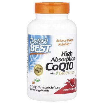 Коензим Q10 високої абсорбції з Біоперином, 300 мг, High Absorption CoQ10 with BioPerine DRB00527 фото