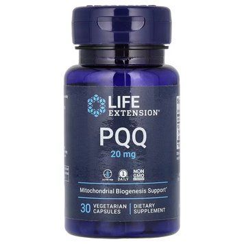 Пирролохінолінхінон PQQ, 20 мг, PQQ, Life Extension, 30 вегетаріанських капсул, антиоксидант, підтримка пам'яті LEX16473 фото