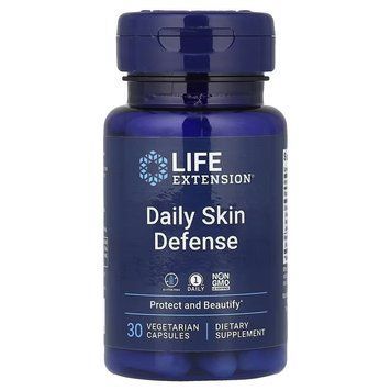 Щоденний захист шкіри, Daily Skin Defense, Life Extension, 30 вегетаріанських капсул LEX24233 фото