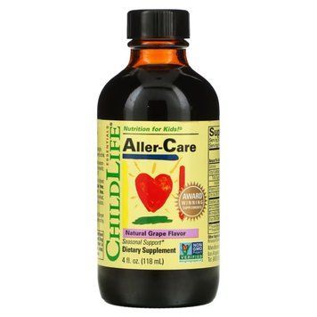 Здоровый иммунитет ребенка, вкус винограда, Essentials, Aller-Care, ChildLife, 118 мл, с витамином C и Цинком CDL10450 фото