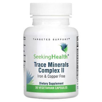 Комплекс мікроелементів без заліза та міді, Trace Complex II, Iron&Copper Free, Seeking Health SKH52127 фото