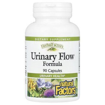 Здоров'я сечовивідних шляхів, Формула для потоку сечі, Natural Factors, 90 капсул, підтримка сечостатевої системи NFS04630 фото