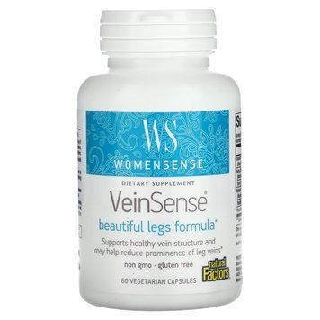 Підтримка вен для жінок, WomenSense, VeinSense, Natural Factors NFS04943 фото