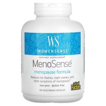 Підтримка при менопаузі, WomenSense, MenoSense, Формула менопаузи, Natural Factors NFS04951 фото