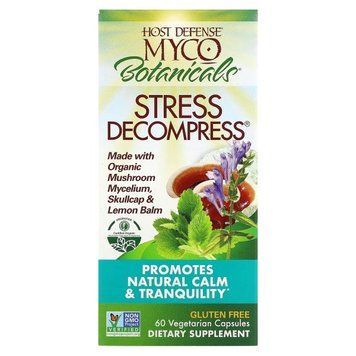 Гриби для зняття стресу, MycoBotanicals, Stress Decompress, Fungi Perfecti FPI71066 фото